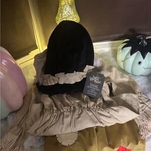 Pottery Barn Kids Black and Cream Scarecrow Costume